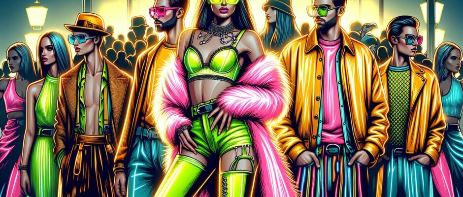 Neonowe ubrania – jak je stylizować, by wyglądać modnie